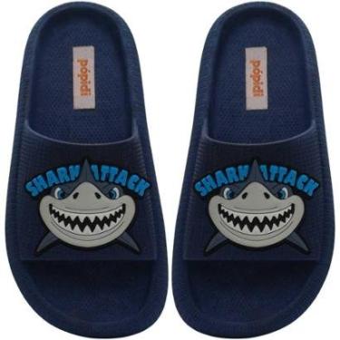 Imagem de Chinelo Nuvem Infantil 25ao40 Sandália Menino Tubarao 12.81-Masculino