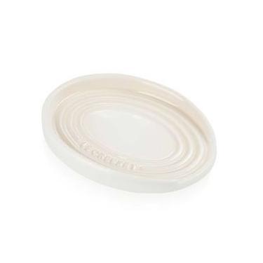 Imagem de Descanso para Colher Oval Branco Meringue Le Creuset