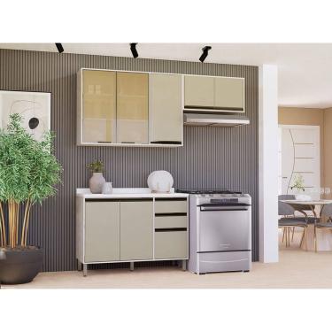 Imagem de Cozinha Compacta 3 Pecas com Tampo Linea Luciane Moveis