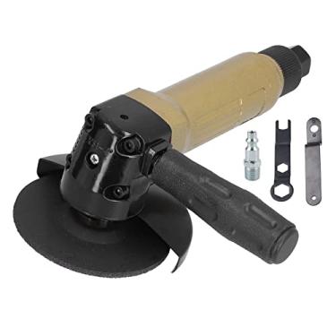 Imagem de Hyuduo Moedor de ângulo de Ar de 4 Polegadas, Máquina de Polimento Pneumática Portátil 11000rpm Com Velocidade Ajustável, para Operações de Moagem e Polimento (Estilo EUA)