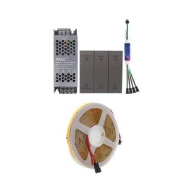 Imagem de Fita LED COB 24V Com Efeito De Água Corrente Sincronizada WS2811, Inte