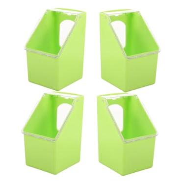 Imagem de Garneck Dispensador de ração para gaiola de pássaros, 4 peças, alimentador de pombos, tigela pendurada, alimentador de codorna, suprimentos para pombos