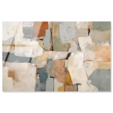 Imagem de Color Field Intersect IV Impressão acrílica Boho Wall Decor por Art Remedy, Pronto para pendurar, 61 x 40 cm