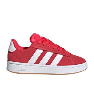 Imagem de adidas Grand Court Alpha 00s Tênis feminino, Rubi puro/branco/chiclete, 5.5 Wide