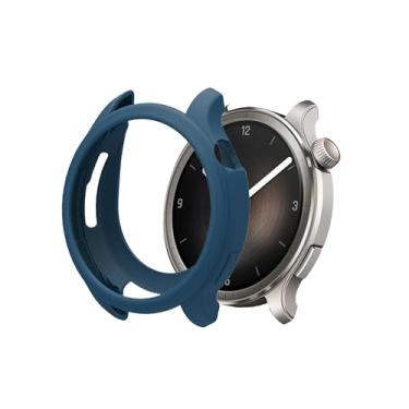 Imagem de Capa para smartwatch Amazfit Balance de 46 mm, capa protetora de silicone macio e leve para Amazfit Balance (Azure)