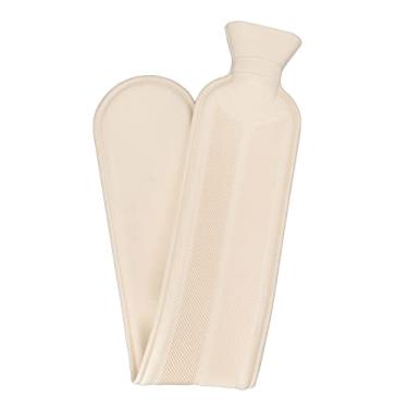 Imagem de GLOGLOW Necessidades Diárias Com Capa Macia e Fofa, Material de Borracha, Auxílio de Aquecimento de Pescoço e Ombro de 72 Cm para o Inverno Garrafa de água Quente de 2000ML Nan (Verde)