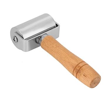 Imagem de Generic Ferramenta Durável do Ofício do Aço Carbono Rolo Redondo de Couro para o Trabalho de Couro Com Punho de Madeira para Entusiastas Ofício (Genericbpr9h27ikg-02)