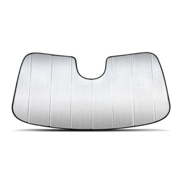 Imagem de AutoMate Pro Para-brisa de ajuste personalizado para Toyota Crown Signia SUV 2025, protetor solar refletivo compacto, protetor de viseira de raios UV, acessórios de isolamento dobrável (feito nos EUA)