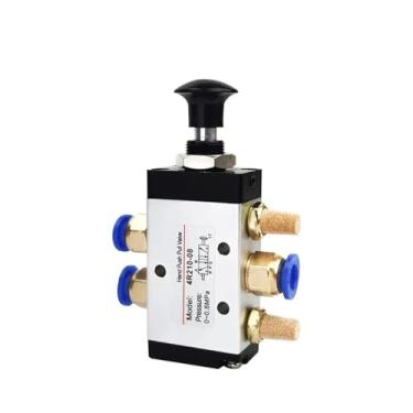 Imagem de 4R210-08 Interruptor de válvula de inversão pneumático bidirecional bidirecional de cinco posições (com conexões de 4 mm)