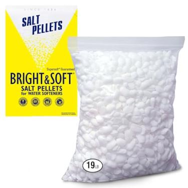Imagem de Pellets de sal de amaciante de água brilhantes e macios, 8,6 kg