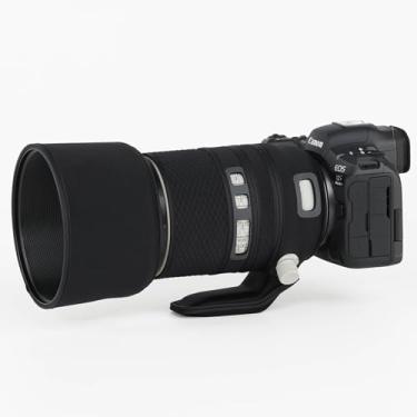 Imagem de CHASING BIRDS O revestimento impermeável de camuflagem de lente para Canon RF 70-200 mm F2.8 L é USM capa protetora de lente à prova de chuva versão IV (preto clássico, com extensor RF 1.4X)