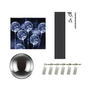 Imagem de Balões LED Transparentes Luminosos Pacote Com 6 Para Casamentos Aniver