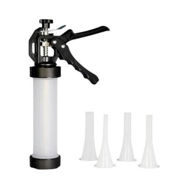 Imagem de Máquina Manual Para Fazer Linguiça, Enchedor De Carne Para Salame, Ute