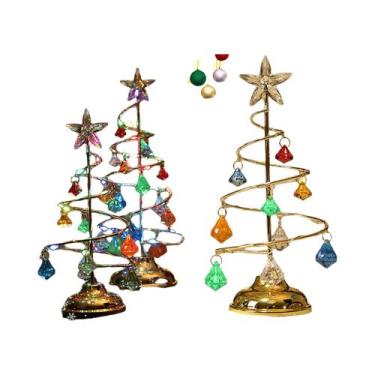 Imagem de Cristal Árvore De Natal Luzes Noturnas, Fio De Cobre, Mini Cristal Art