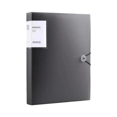 Imagem de Pasta Transparente A4 Para Documentos, Organizador De Mesa Para Certif