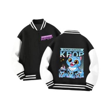 Imagem de Jaqueta De Uniforme De Beisebol Kpop Demon Hunter Para Meninas, Manga 