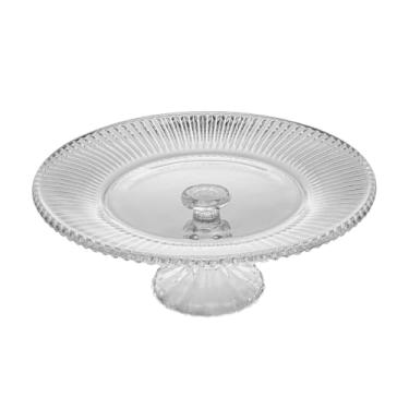 Imagem de LYOR - Prato para Bolo de Cristal Renaissance 31,5cm x 13cm