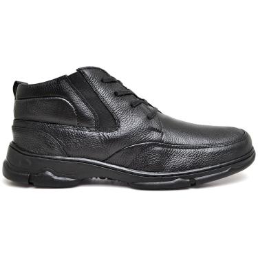 Imagem de Bota Masculina Anatômica em Gel Couro Legítimo Conforto-Masculino