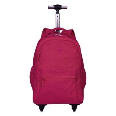 Imagem de Mochila Sestini 4 Rodas Rolling Crinkle 34 Litros Pink-Unissex