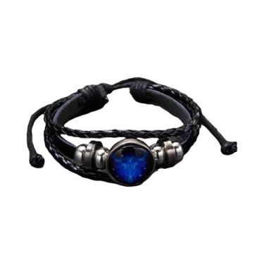 Imagem de Pulseiras Luminosas Do Signo Do Zodíaco Para Homens E Mulheres, Vintag