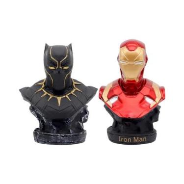 Imagem de Estátua De Resina Grande Do Homem De Ferro Pantera Marvel Avengers Fig