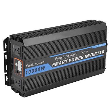 Imagem de Acouto Inversor Senoidal Puro para Carro de 10.000 W, Conversor de Energia DC para AC Com Display Digital, Tomada USB e Interruptor Remoto para Viagens e Emergências