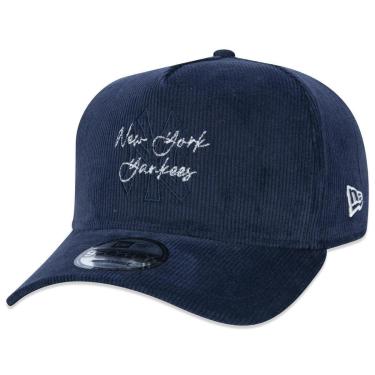 Imagem de BONE 9FORTY A-FRAME MLB NEW YORK YANKEES BACK TO SCHOOL ABA CURVA ABA CURVA SNAPBACK MARINHO NEW ERA-Masculino