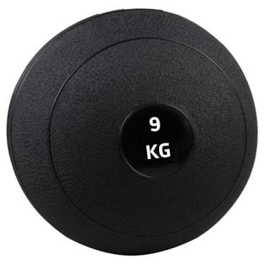 Imagem de Slam Ball Preta Treino Funcional Exercício Funcional 9kg - Bonafit