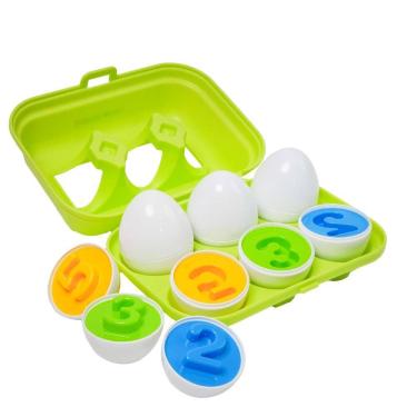 Imagem de Jogo Educativo de Encaixar Number Eggs Educa Play - Polibrinq