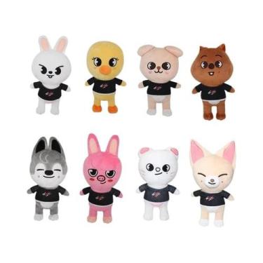 Imagem de Conjunto De Brinquedos De Pelúcia Stray Kids Felix Bangchan 8PCS SKZOO