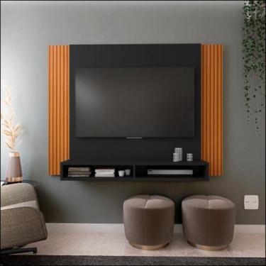 Imagem de Painel Para Tv Até 43 Polegadas Com 02 Nichos Texas ViaNossa - Via Nos