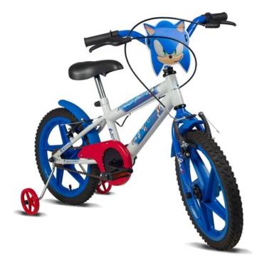 Imagem de Bicicleta Infantil Verden Sonic Aro 16 Com Rodinhas Laterais