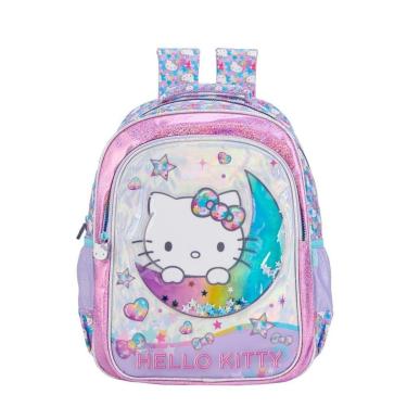 Imagem de Mochila Infantil De Costas Escolar jovem Hello Kitty 15392-Unissex