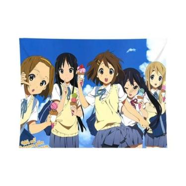 Imagem de Tapeçaria Kawaii Anime: Decoração Divertida Para Sala De Estar E Sala 
