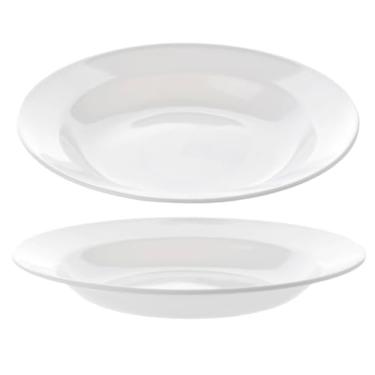 Imagem de PRATO BRANCO FUNDO DE MELAMINA 20CM