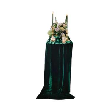 Imagem de Caminho De Mesa Luxuoso Em Veludo, Decorações Para Casamento Em Linho 