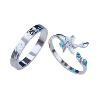 Imagem de Anéis De Casal Anime Mo Dao Zu Shi Wei WuXian Lan WangJi Joias De Esti