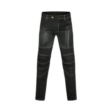 Imagem de Calças De Motocicleta Respiráveis Para Homens E Mulheres, Jeans Protet