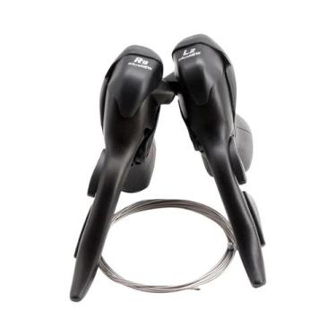 Imagem de Alavancas De Câmbio Shimano Para Bicicletas De Estrada 2x7 2x8 2x9 2x1