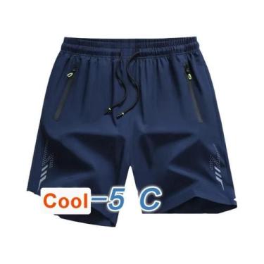 Imagem de Shorts Masculinos Pretos De Secagem Rápida E Respiráveis Para Academia