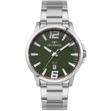 Imagem de Relógio Technos Masculino Racer Basico Prata - 2115ucn-1v