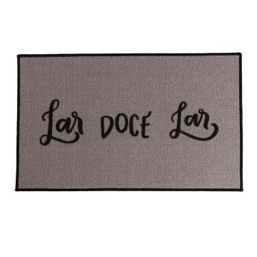 Imagem de Tapete De Entrada Lar Doce Lar 75x45cm - Uzoo Tapete Entrada 75x45cm Lar Doce Lar