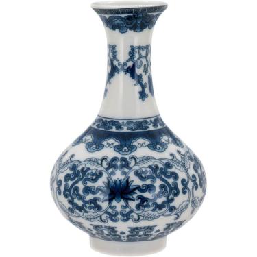 Imagem de Vaso 13x8x8cm Cerâmica Azul
