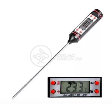 Imagem de Termômetro Culinário Cozinha Digital Mede -50ºc A +300ºc