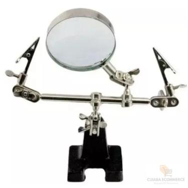 Imagem de Lupa De Mesa Auxilia Na Visualizaçao De Pequenos Componentes