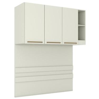 Imagem de Ponte Casal Modulado 3 Portas 185x145 Cm Seletto Areia Henn Areia - OU