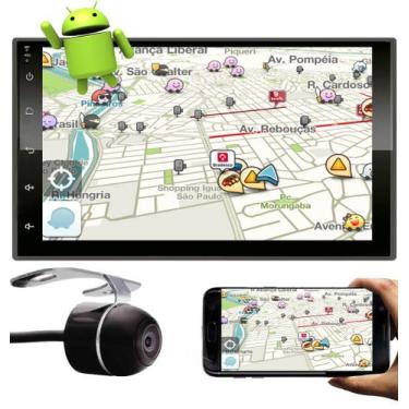 Imagem de Multimídia MP5 2 Din Android E-Tech 7" Polegadas Espelhamento Bluetoot