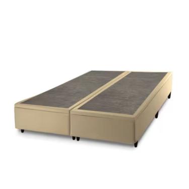 Imagem de Base Box Bau Prince Sued Queen Size 158 x 197 x 41cm