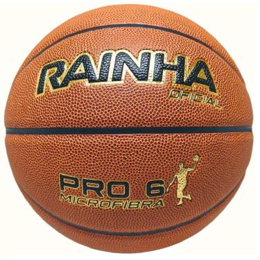 Imagem de Bola de Basquete Rainha Oficial Pro 6 Microfibra Indoor - Tamanho Feminino