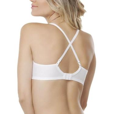 Imagem de Sutiã Básico DelRio 40607.2 Algodão, Branco, 42